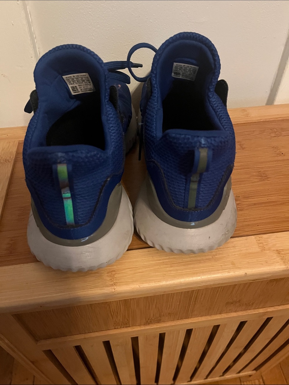 Blue Adidas Athletic Running Sneakers - Picture 6 of 6
